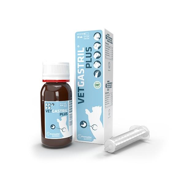 Vetgastril Plus Gel Oral 20 ml - Protector Gástrico para Perros y Gatos
