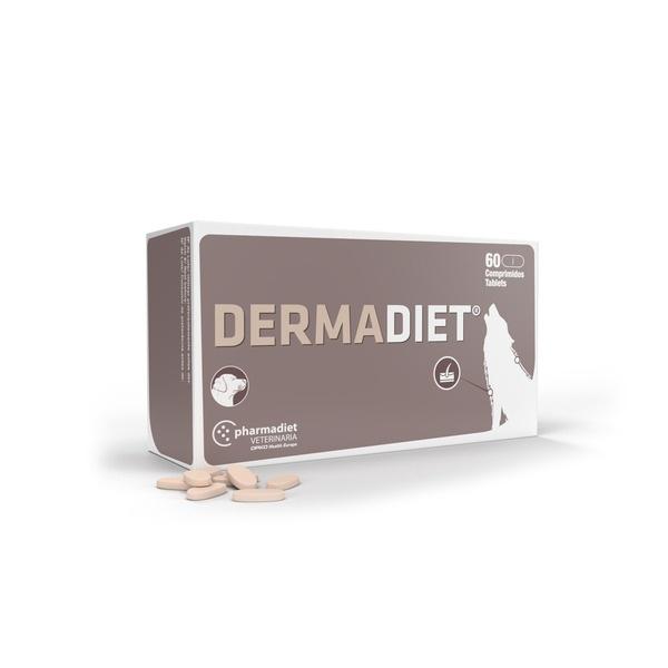 Dermadiet 60 Comprimidos - Suplemento de Colágeno y Omega 3 para Piel y Pelo de Perros