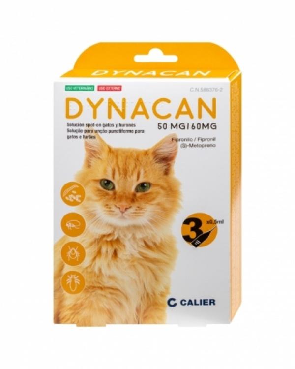 DYNACAN GATOS 50-60 MG 3 PIP