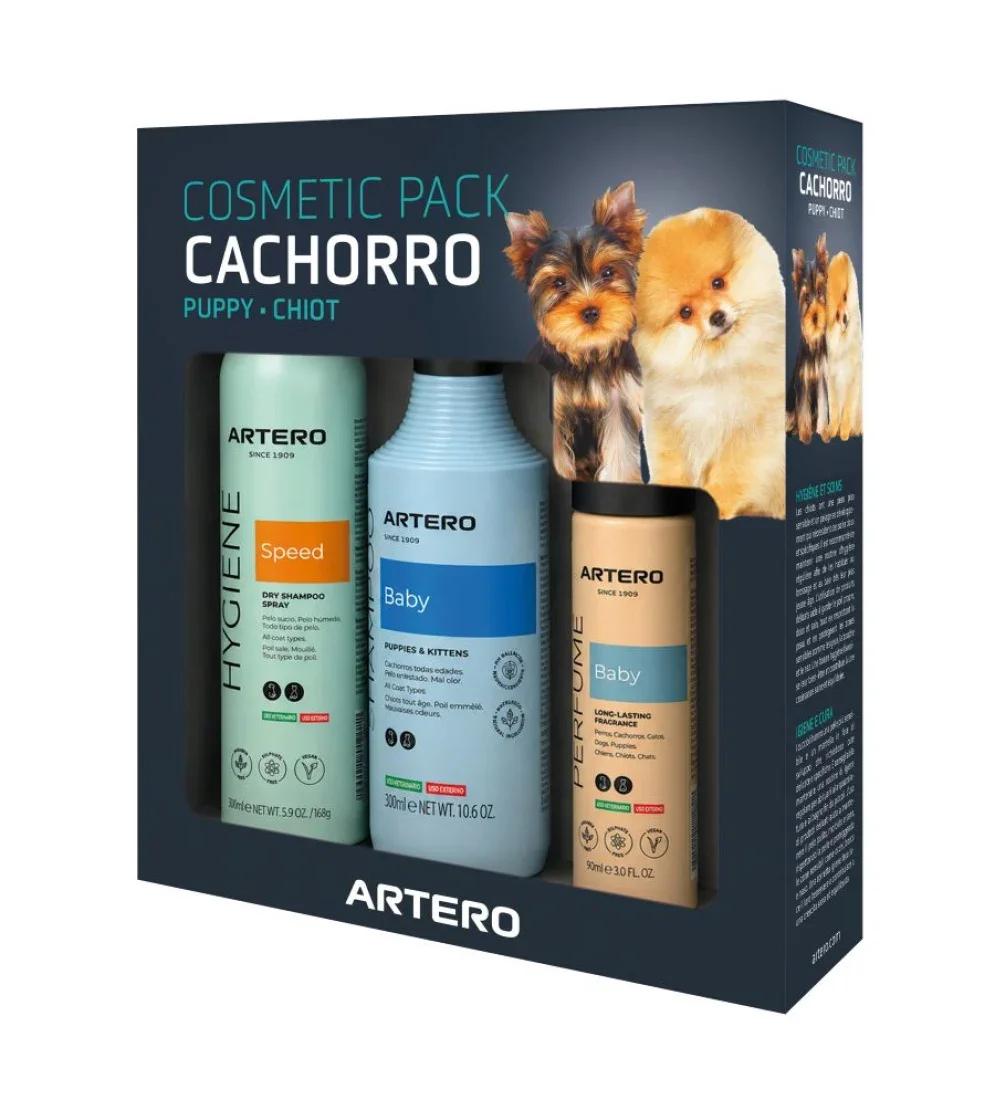 Artero Pack Cachorros - Champú Baby, Speed y Perfume para Perros y Gatos Jóvenes